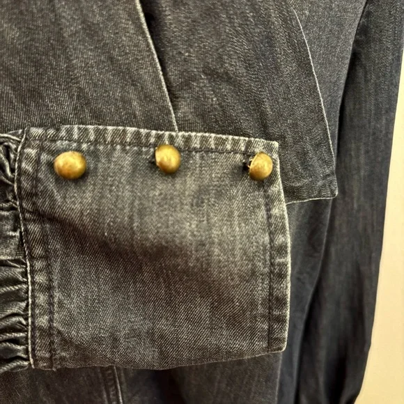 Kate Spade Chambray Bow Top - Picture 3 of 5